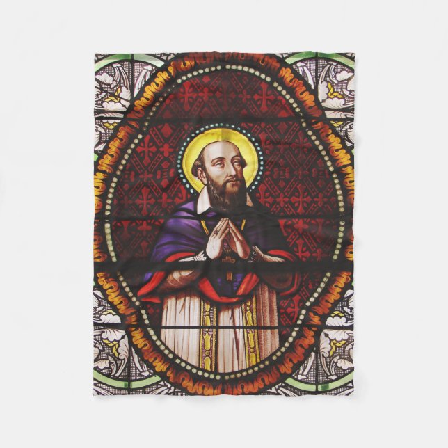Francis de Sales Bishop von Genf Fleecedecke (Vorderseite)