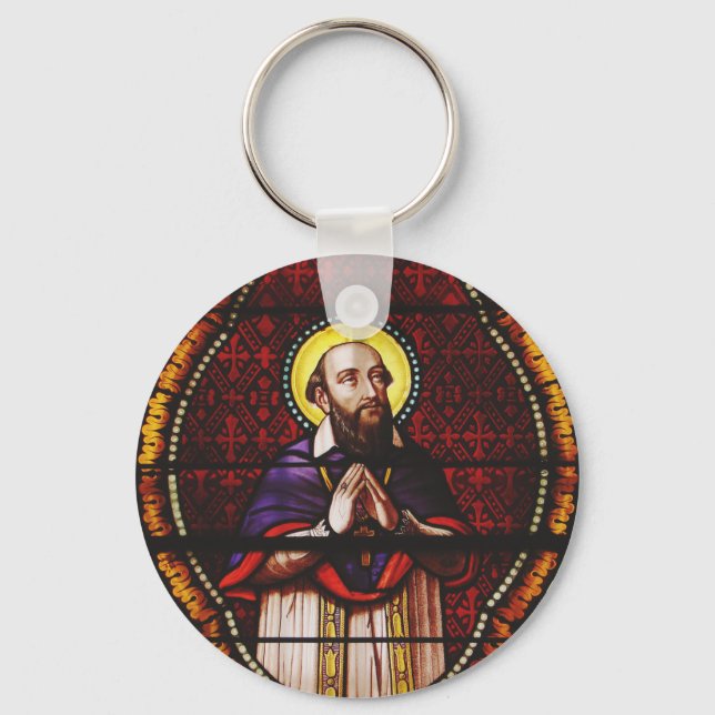 Francis de Sales Bishop von Genf Schlüsselanhänger (Vorderseite)