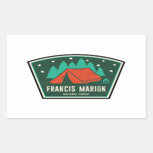 Francis Marion National Forest Camping Rechteckiger Aufkleber