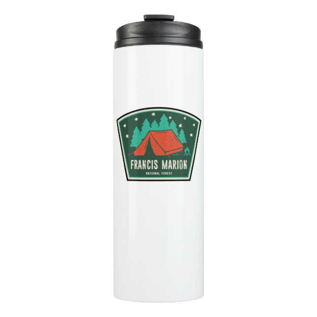 Francis Marion National Forest Camping Thermosbecher (Vorderseite)