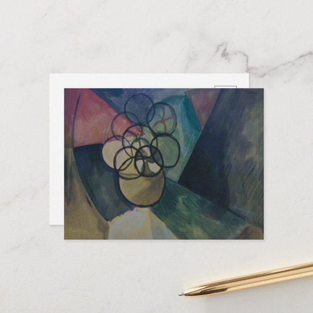 Francis Picabia, Caoutchouc, 1909., Abstrakt Art Postkarte (Vorderseite/Rückseite Beispiel)