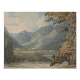Francis Towne - Blick in Borrowdale von Eagle Crag Fotodruck