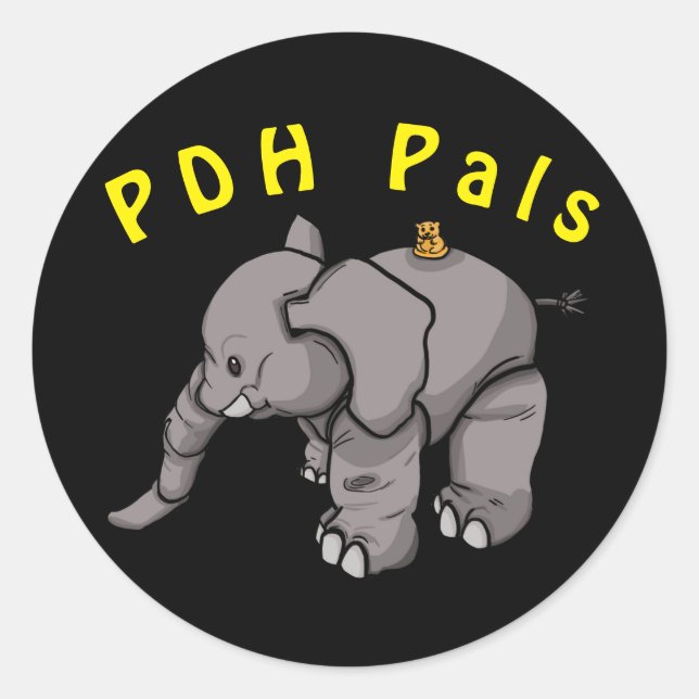 Francis vom PDH Pals Runder Aufkleber (Vorderseite)