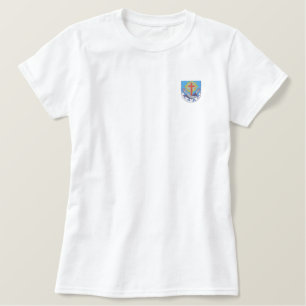 Francisca Logo klein Besticktes T-Shirt