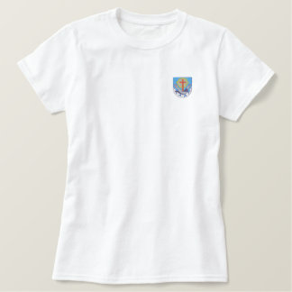 Francisca Logo klein Besticktes T-Shirt