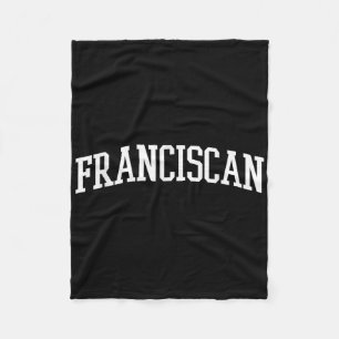 Franciscan Arch Vintag Retro Uni Athletic Spion Fleecedecke