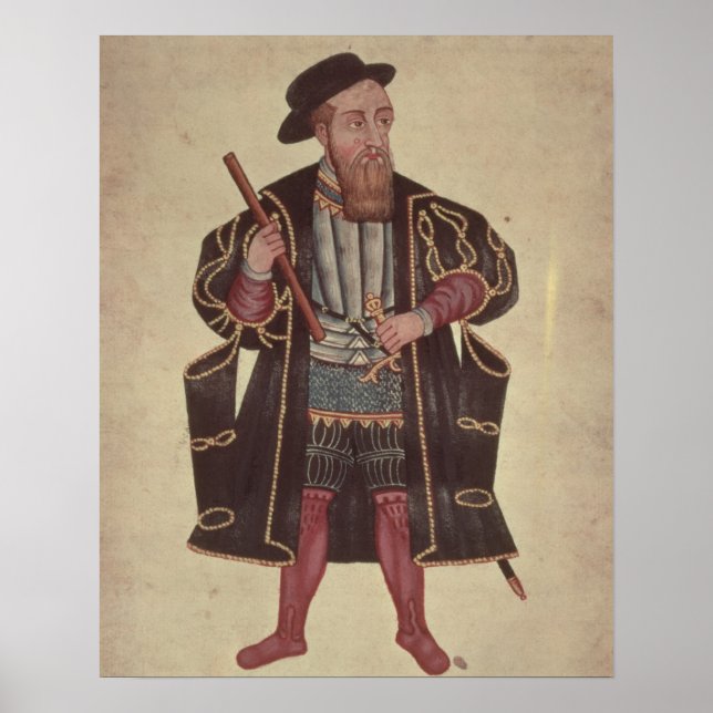 Francisco de Almeida, Illustration Poster (Vorne)