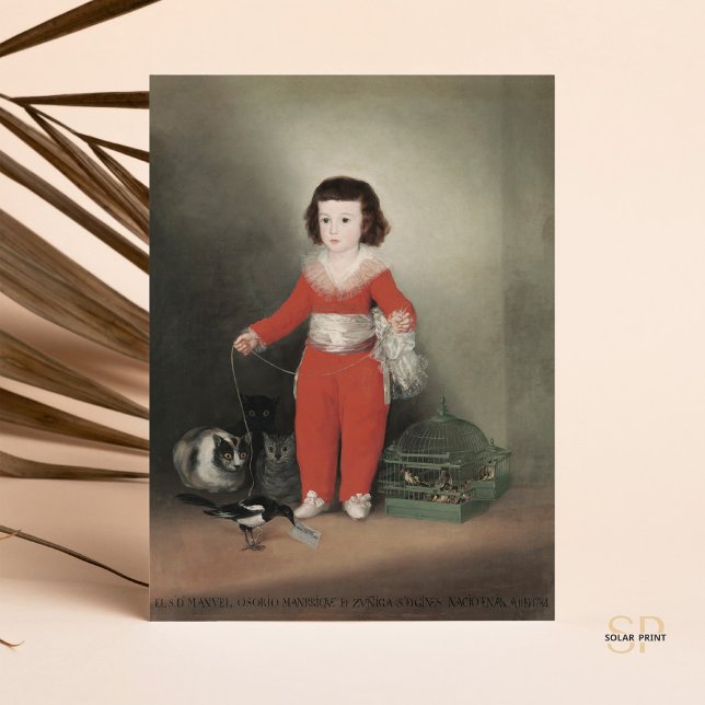 Francisco de Goya Red Boy Manuel Osorio de Zuniga Postkarte (Von Creator hochgeladen)