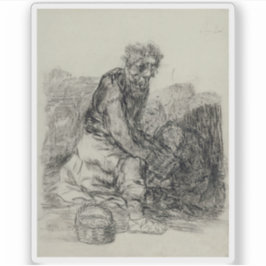 Francisco de Goya - Sie sterben Aufkleber