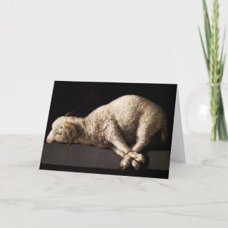 Francisco de Zurbaran - Agnus Dei Karte