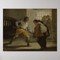 Francisco Goya - El Maragato Threatens Friar Pedro