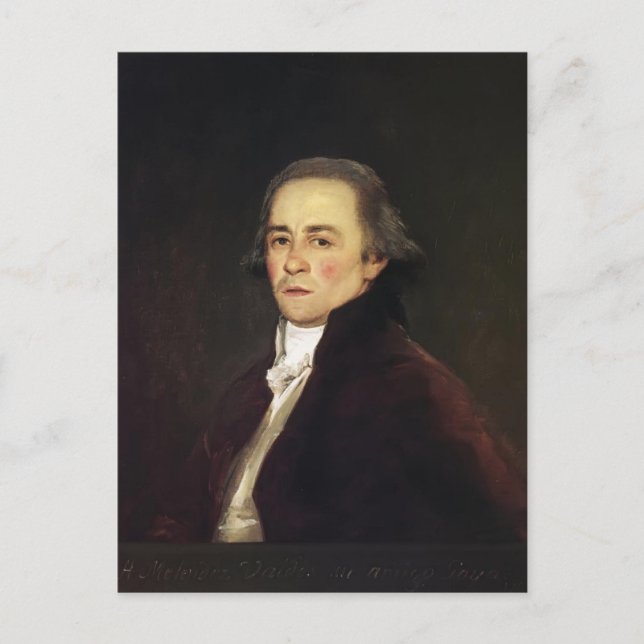 Francisco Goya - Juan Antonio Melendez Valdes Postkarte (Vorderseite)