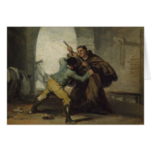 Francisco Goya - Le Friar Pedro lève le pistolet