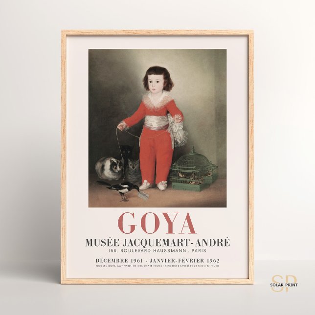 Francisco Goya Manuel Osorio Manrique de Zúñiga Poster (Von Creator hochgeladen)