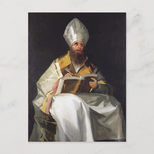 Francisco Goya - Saint Ambrose Postkarte (Vorderseite)