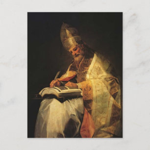 Francisco Goya - Saint Gregory Postkarte