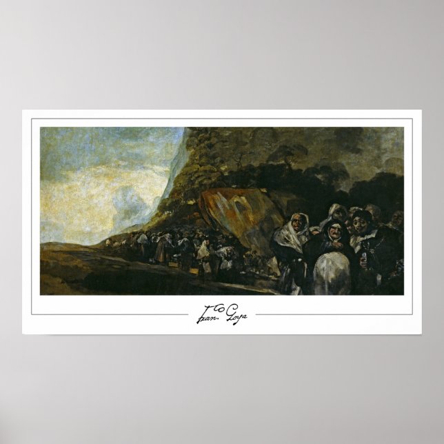 Francisco Goya Zedign Art Poster #105 (Vorne)