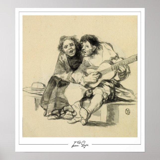 Francisco Goya Zedign Art Poster #516 (Vorne)