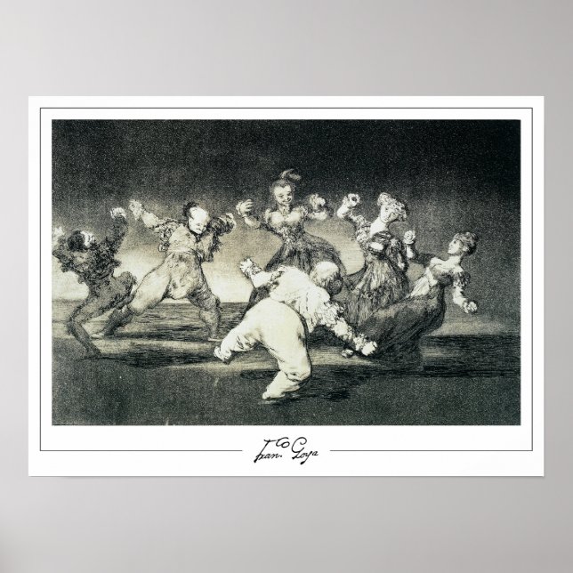Francisco Goya Zedign Art Poster #529 (Vorne)