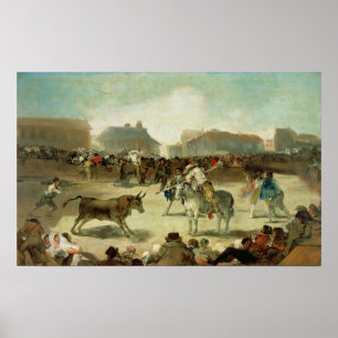 Francisco Jose de Goya Ein Dorfbullfight Poster