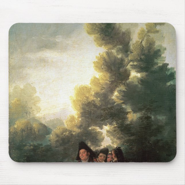Francisco Jose de Goya y Lucientes | das Picknick, Mousepad (Vorne)