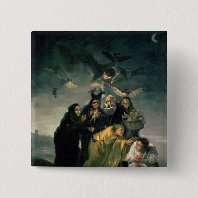 Francisco Jose de Goya y Lucientes | der Hexen Button (Vorderseite)