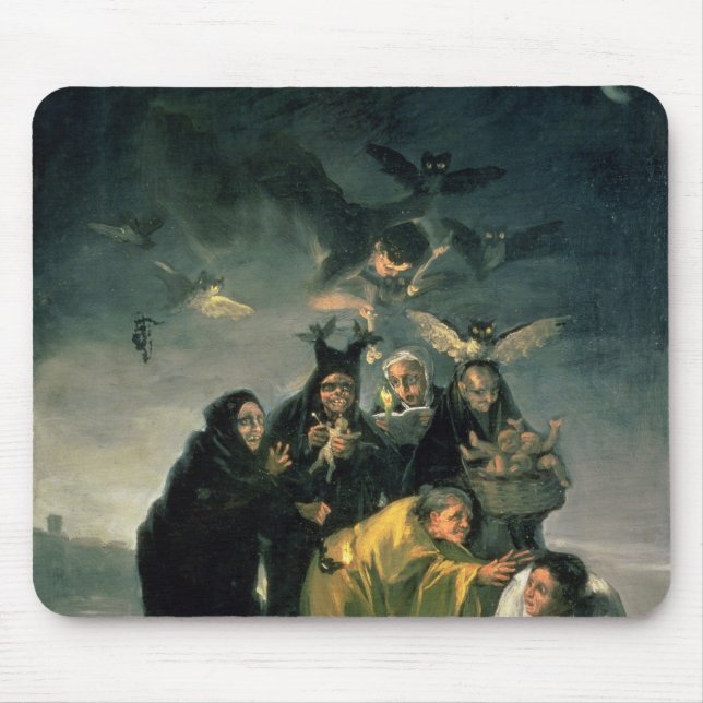 Francisco Jose de Goya y Lucientes | der Hexen Mousepad (Vorne)