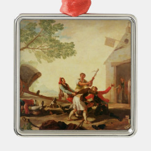 Francisco Jose de Goya y Lucientes der Kampf an Ornament Aus Metall