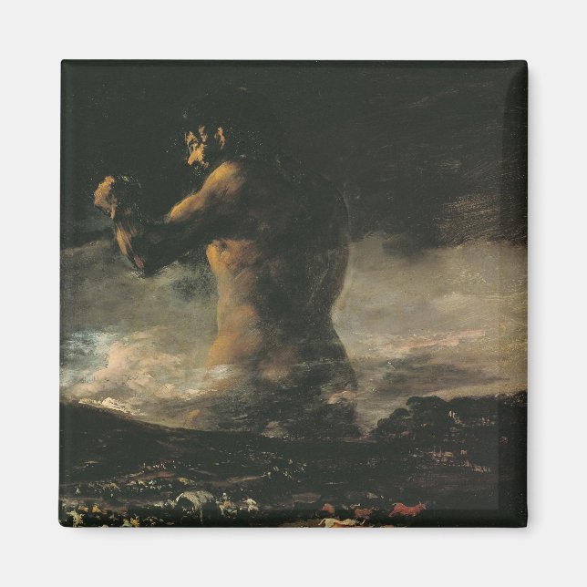 Francisco Jose de Goya y Lucientes | Der Kolossus, Magnet (Vorne)