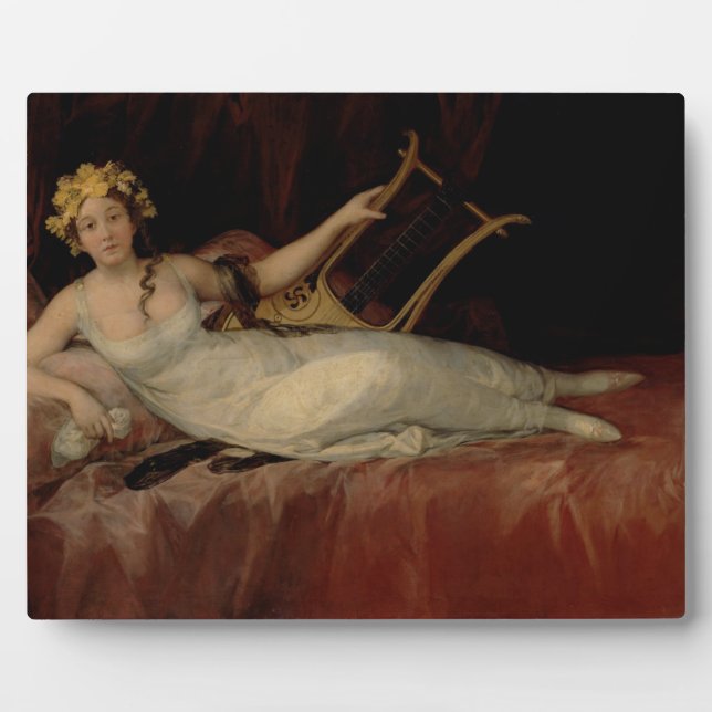 Francisco Jose de Goya y Lucientes | Der Marquesa Fotoplatte (Vorderseite)