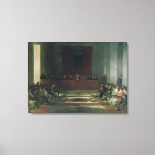 Francisco Jose de Goya y Lucientes   die Junta von Leinwanddruck