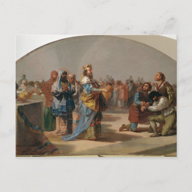 Francisco Jose de Goya y Lucientes | Die Parabel Postkarte (Vorderseite)