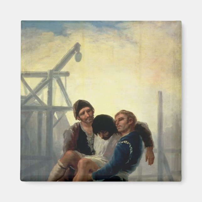 Francisco Jose de Goya y Lucientes | Die Verletzte Magnet (Vorne)