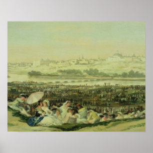 Francisco Jose de Goya y Lucientes Die Wiese auf Poster