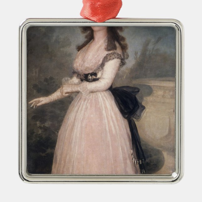 Francisco Jose de Goya y Lucientes | Dona Tadea AR Ornament Aus Metall (Vorne)