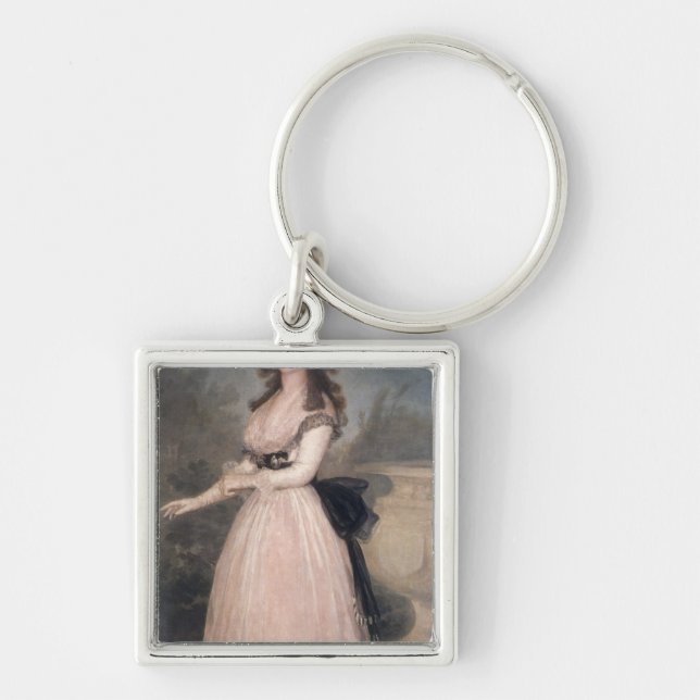 Francisco Jose de Goya y Lucientes | Dona Tadea AR Schlüsselanhänger (Vorne)