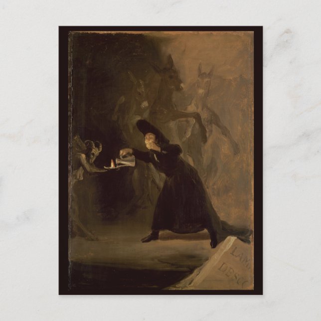Francisco Jose de Goya y Lucientes | El Hechizado Postkarte (Vorderseite)