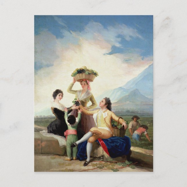 Francisco Jose de Goya y Lucientes | Herbst oder T Postkarte (Vorderseite)