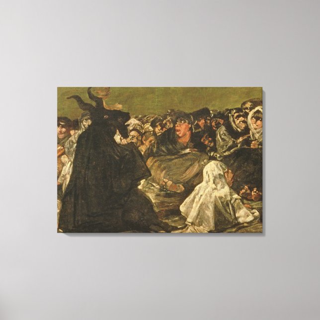 Francisco Jose de Goya y Lucientes | Hexen Leinwanddruck (Vorderseite)