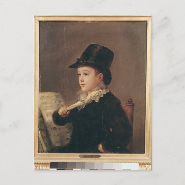 Francisco Jose de Goya y Lucientes | Portrait von  Postkarte (Vorderseite)