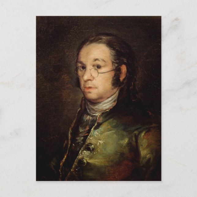 Francisco Jose de Goya y Lucientes | Selbstportrai Postkarte (Vorderseite)