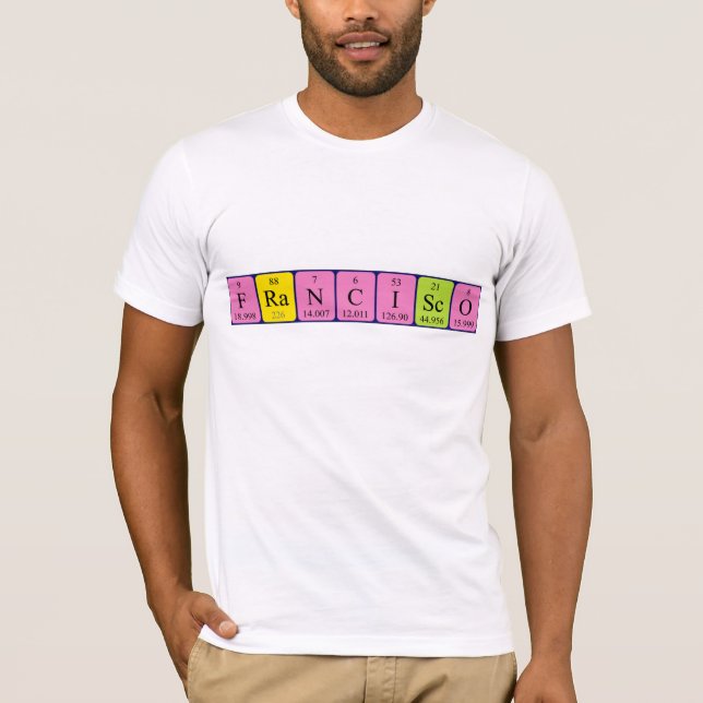 Francisco Periodenname Shirt (Vorderseite)