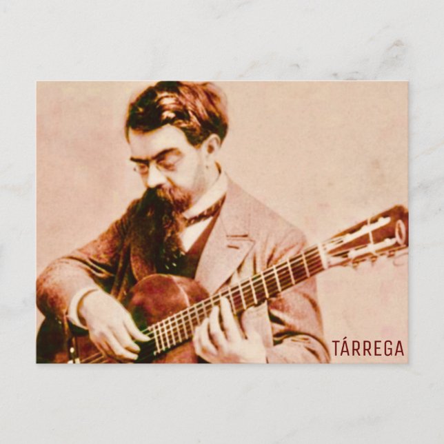Francisco Tárrega Postkarte (Vorderseite)