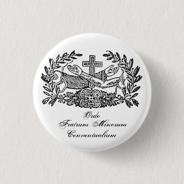 Franciskanerorden Button (Vorderseite)