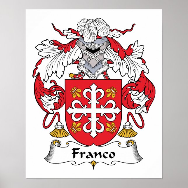 Franco Familienwappen Poster (Vorne)
