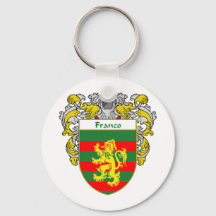 Franco-Wappen (überzogen) Schlüsselanhänger