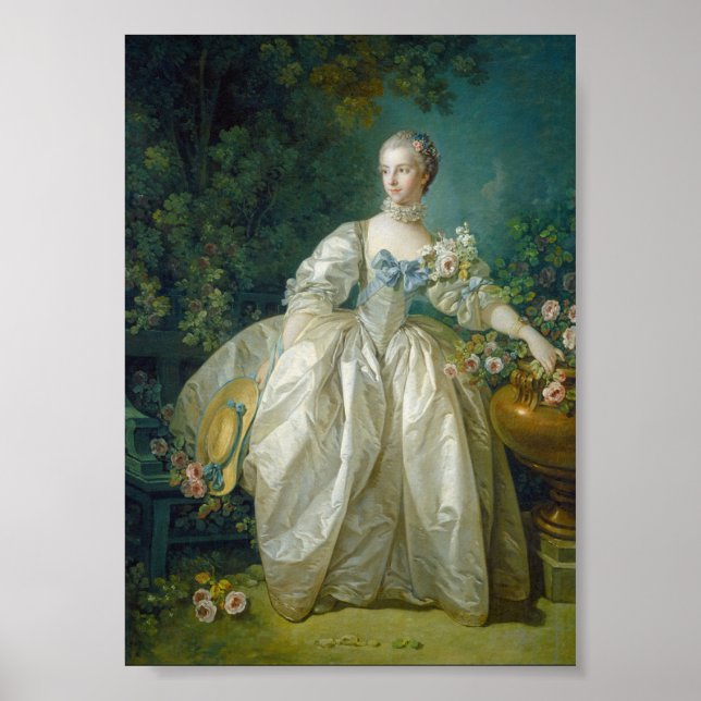François Boucher - Madame Bergeret Poster (Vorne)