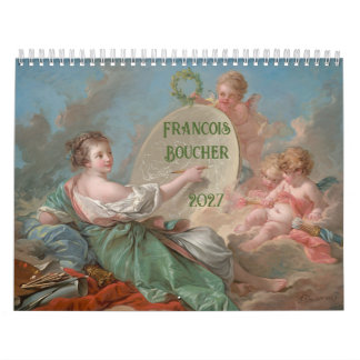 Francois Boucher Rokoko-Kunstmalerei 2027 Kalender