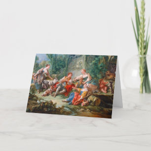 Francois Boucher Shepherd’s idyll Rococo Scenery Karte