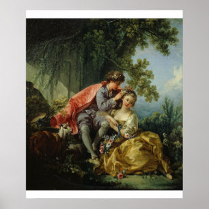 François Boucher The Four Seasons: Spring Frühling Poster